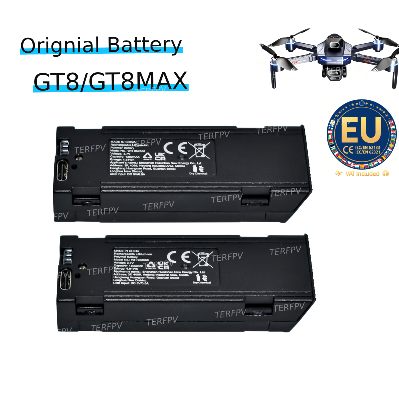 Eachine Drone E58 - แบตเตอรี่โดรน GT8 ของแท้ สำหรับโดรน GT8Max Quadcopter