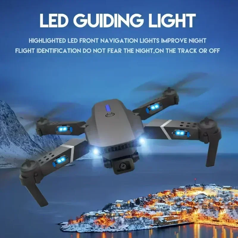 E88 Pro WIFI FPV Droneมุมกว้าง - Rc Helicopter Case บทวิจารณ์และราคา
